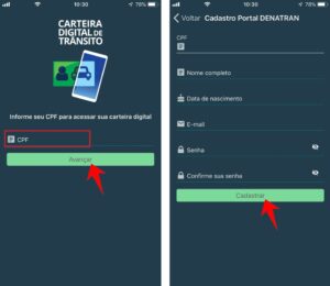Aplicativo CNH Digital