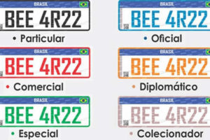 Novo modelo da placa preta Mercosul deve ser lançado em 2022